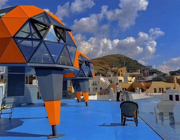 Prefab Home Starshine Double-Layered Star Capsule Castle Dome House suppliers